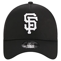 Casquette réglable A-Frame 9FORTY Trucker des Giants de San Francisco New Era noire pour homme