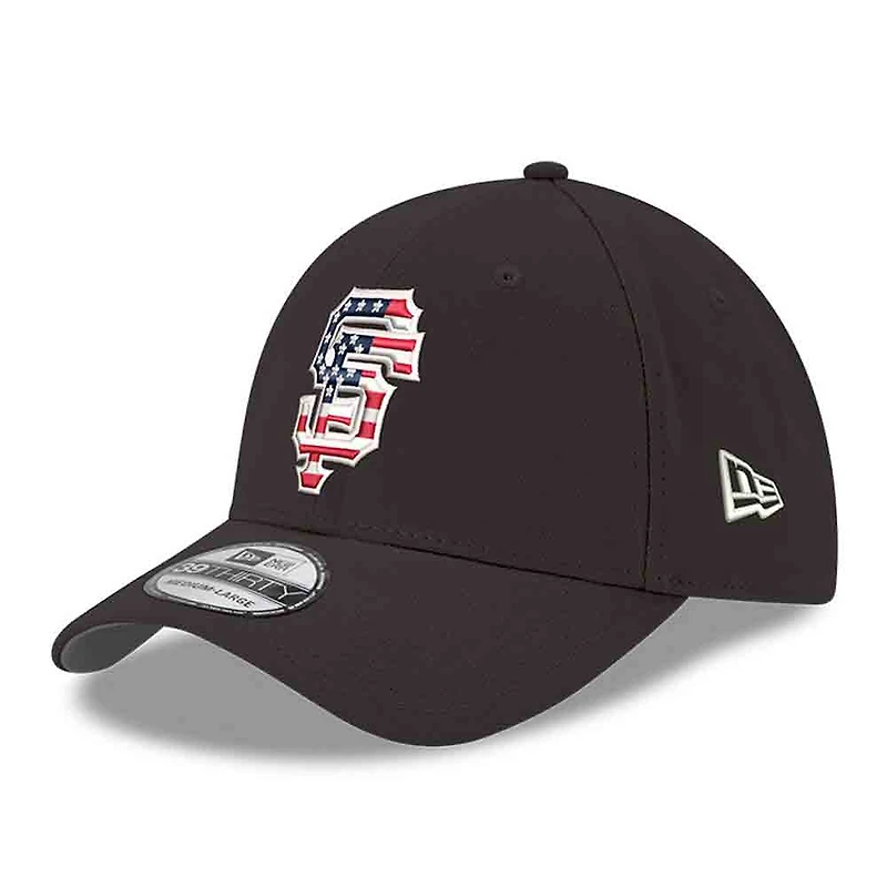 Men's New Era Black San Francisco Giants America 250 39THIRTY Flex Hat