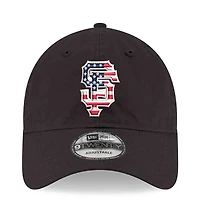 Men's New Era Black San Francisco Giants America 250 9TWENTY Adjustable Hat