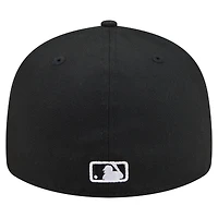 Men's New Era Black San Francisco Giants Americana Bald Eagle Pre-Curved 59FIFTY Fitted Hat