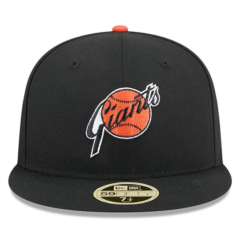 Men's New Era Black San Francisco Giants Baseball Hall of Fame 59FIFTY Fitted Hat