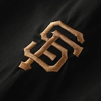 Men's New Era  Black San Francisco Giants Bronze Logo with Cross Bats Established T-Shirt