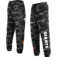 Men's New Era Black San Francisco Giants Camo Jogger Pants