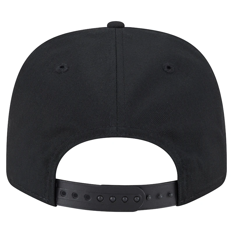 Casquette extensible à bouton-pression New Era noire pour homme avec écusson circulaire 9SEVENTY des Giants de San Francisco