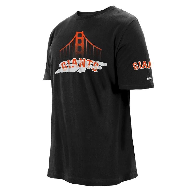 T-shirt New Era noir San Francisco Giants City Connect grandes tailles pour homme