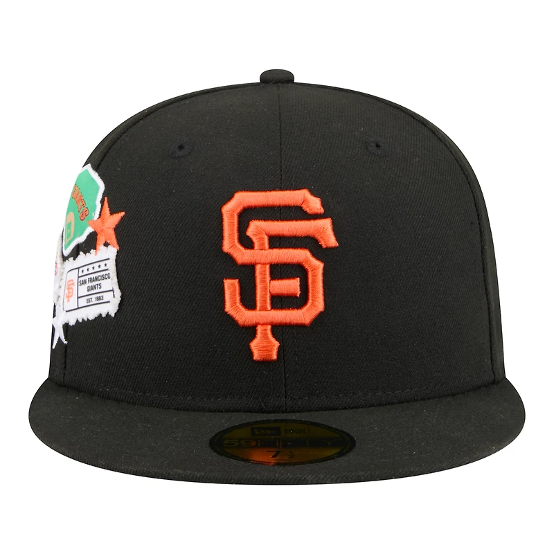 Casquette ajustée New Era 59FIFTY noire pour homme