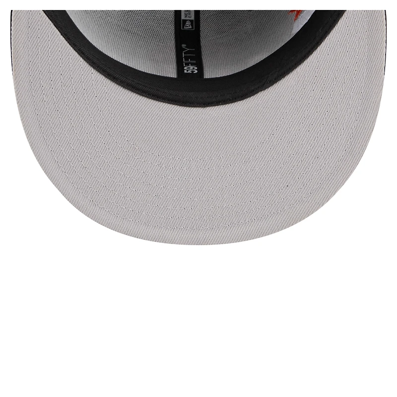 Casquette ajustée New Era 59FIFTY noire pour homme, avec écusson des Giants de San Francisco.