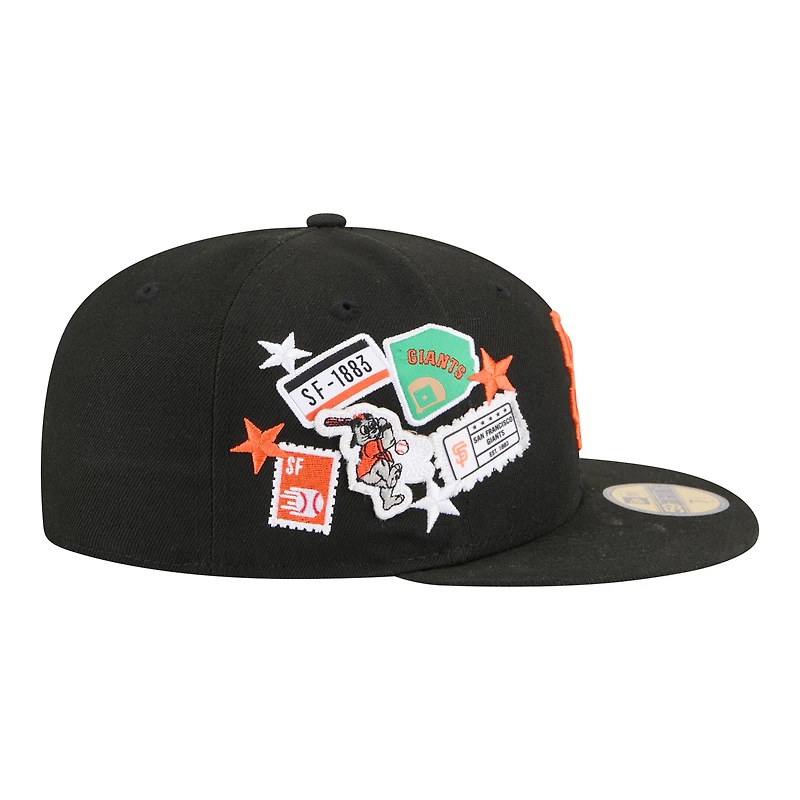 Casquette ajustée New Era 59FIFTY noire pour homme