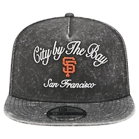 Men's New Era Black San Francisco Giants City Slogan A-Frame 9FIFTY Snapback Hat