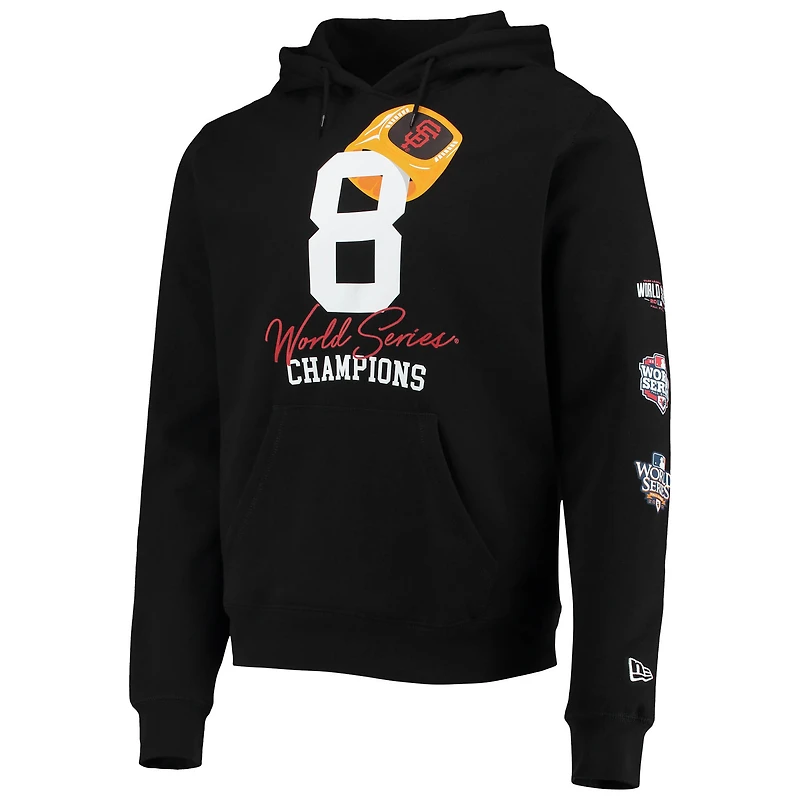 Men's New Era Black San Francisco Giants Count the Rings Pullover Hoodie