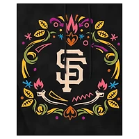 Men's New Era Black San Francisco Giants Día de los Muertos Brushed Fleece Hoodie