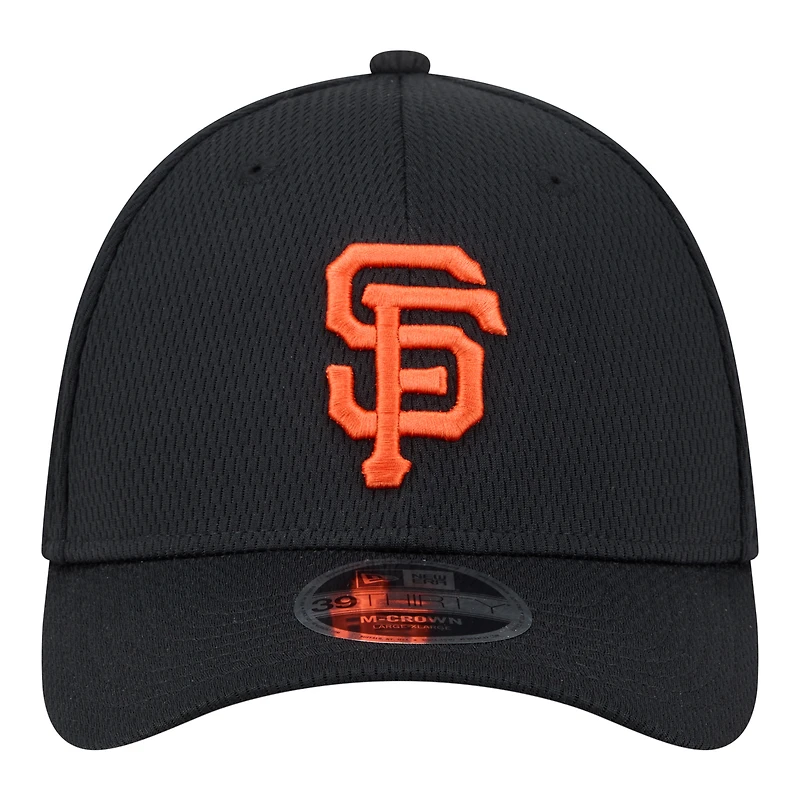 Men's New Era Black San Francisco Giants Dash 39THIRTY Flex Hat