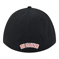 Casquette New Era noire pour homme San Francisco Giants Dash 39THIRTY Flex