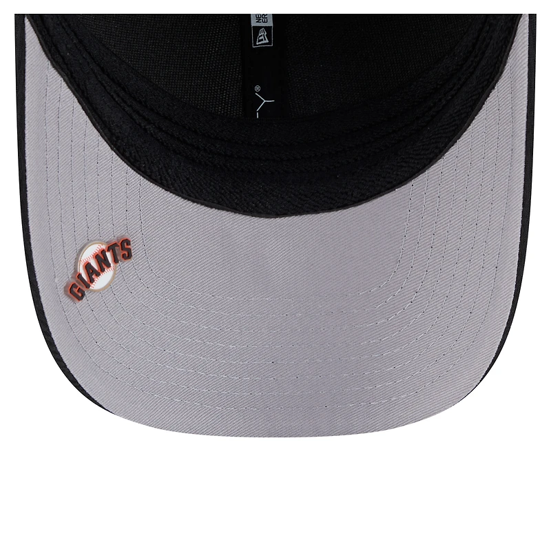 Men's New Era Black San Francisco Giants Dash 39THIRTY Flex Hat