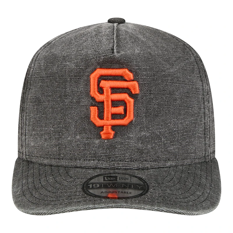 Men's New Era  Black San Francisco Giants  Denim Classic 19TWENTY Adjustable Hat
