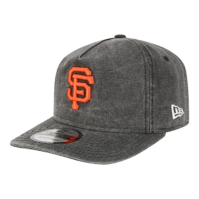 Men's New Era  Black San Francisco Giants  Denim Classic 19TWENTY Adjustable Hat