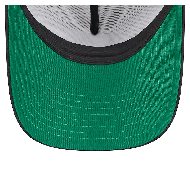 Casquette camionneur ajustable New Era noire San Francisco Giants 9FORTY A-Frame pour homme