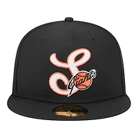 Men's New Era Black San Francisco Giants  Duo Logo 2.0 59FIFTY Fitted Hat
