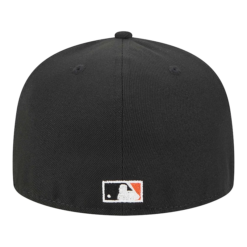 Men's New Era Black San Francisco Giants  Duo Logo 2.0 59FIFTY Fitted Hat