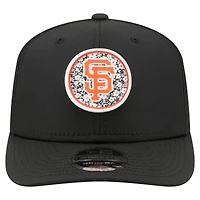 Men's New Era  Black San Francisco Giants Floral Patch 9SEVENTY Adjustable Hat