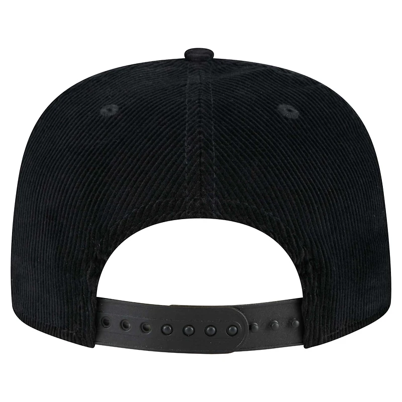 Casquette de golf ajustable en velours côtelé Full Circle noire San Francisco Giants de New Era pour homme