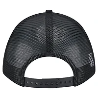 Men's New Era Black San Francisco Giants Gradient 9FORTY A-Frame M-Crown Trucker Adjustable Hat