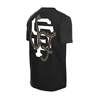 Men's New Era  Black San Francisco Giants Injection Lifestyle Urban Ranchwear T-Shirt