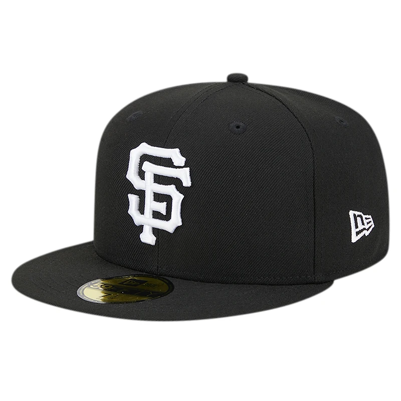Men's New Era Black San Francisco Giants Logo 59FIFTY Fitted Hat