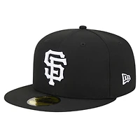 Men's New Era Black San Francisco Giants Logo 59FIFTY Fitted Hat