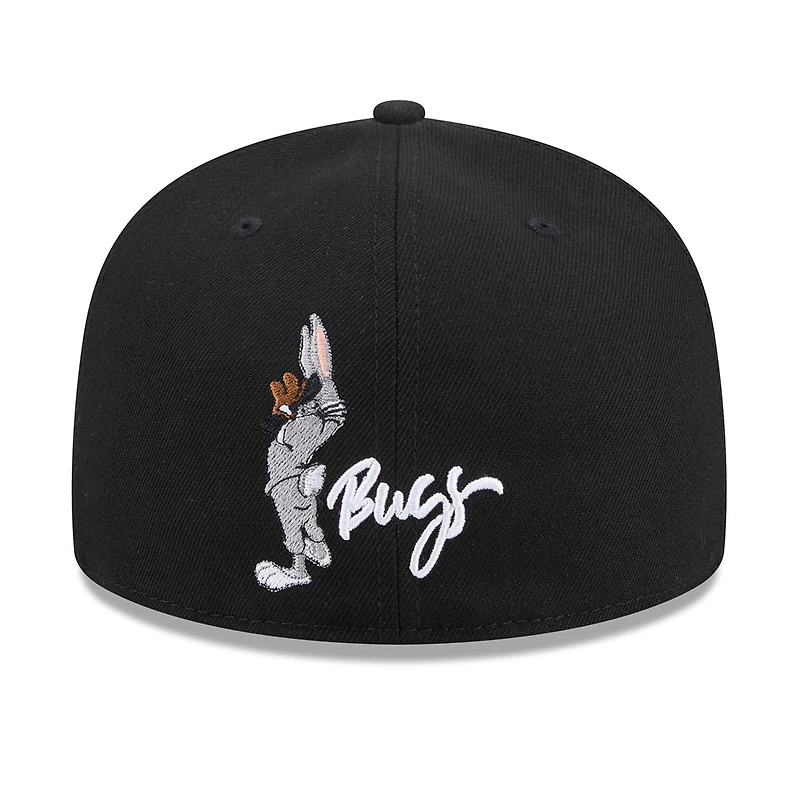 Men's New Era Black San Francisco Giants Looney Tunes Bugs Bunny 59FIFTY Fitted Hat