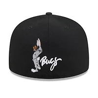 Men's New Era Black San Francisco Giants Looney Tunes Bugs Bunny 59FIFTY Fitted Hat