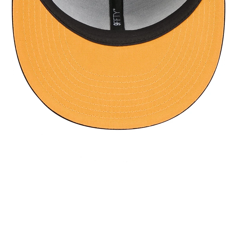 Men's New Era Black San Francisco Giants Looney Tunes Daffy Duck 9FIFTY Snapback Hat