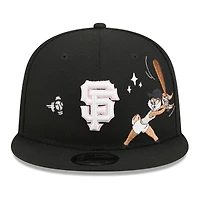 Men's New Era Black San Francisco Giants Looney Tunes Lola Bunny 9FIFTY Snapback Hat