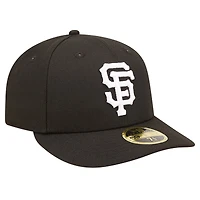 Men's New Era Black San Francisco Giants Low Profile 59FIFTY Fitted Hat