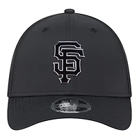 Casquette New Era noire San Francisco Giants métallisée 39THIRTY M-Crown Flex pour homme