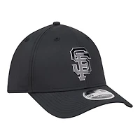 Casquette New Era noire San Francisco Giants métallisée 39THIRTY M-Crown Flex pour homme