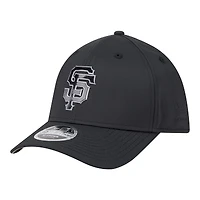 Men's New Era  Black San Francisco Giants Metallic 39THIRTY M-Crown Flex Hat