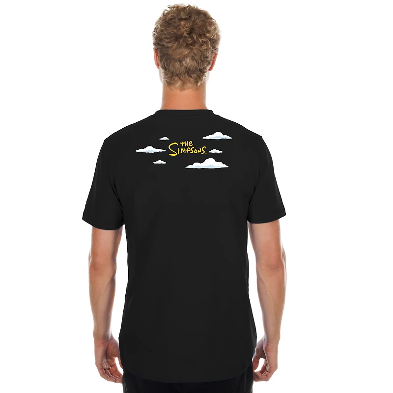 Men's New Era  Black San Francisco Giants MLB x Simpsons 2026 Collab Clouds T-Shirt