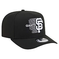 Men's New Era  Black San Francisco Giants Motion A-Frame 9FIFTY Snapback Hat