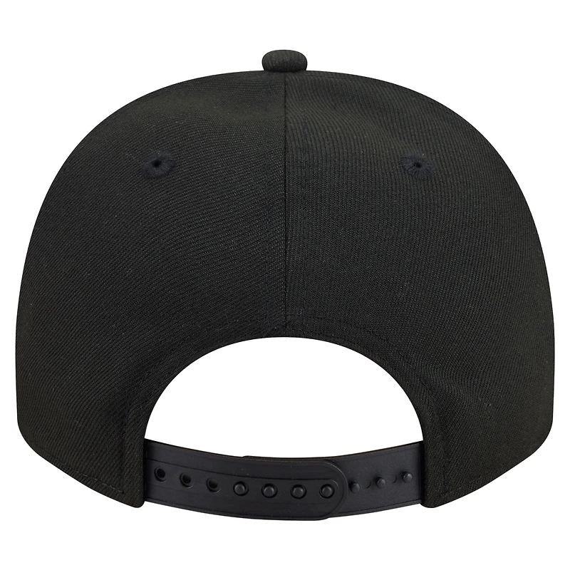 Men's New Era Black San Francisco Giants Motion A-Frame 9FIFTY Snapback Hat