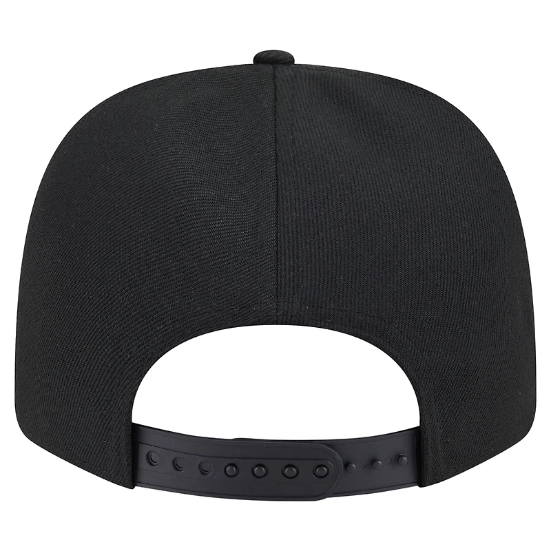 Men's New Era Black San Francisco Giants Multi-Rope 9SEVENTY Stretch-Snap Hat