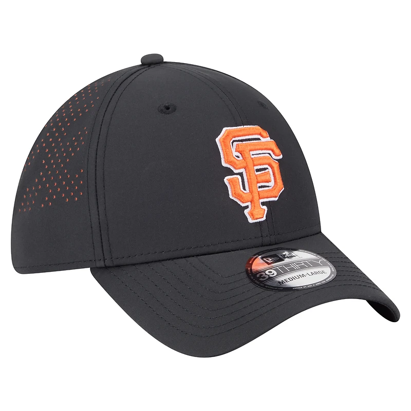 Men's New Era  Black San Francisco Giants Night 39THIRTY Flex Hat