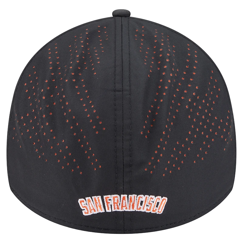 Casquette New Era noire 39THIRTY Flex des Giants de San Francisco pour homme