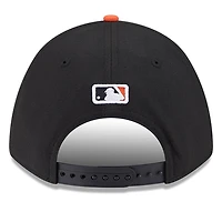 Men's New Era  Black San Francisco Giants Player Replica 9FORTY Adjustable Hat