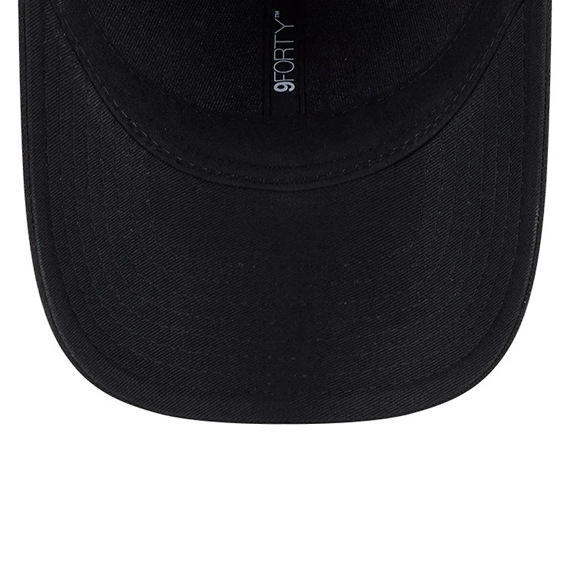 Men's New Era  Black San Francisco Giants Player Replica 9FORTY Adjustable Hat