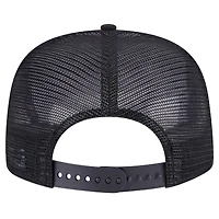 Men's New Era Black San Francisco Giants Seeing Diamonds A-Frame Trucker 9FIFTY Snapback Hat