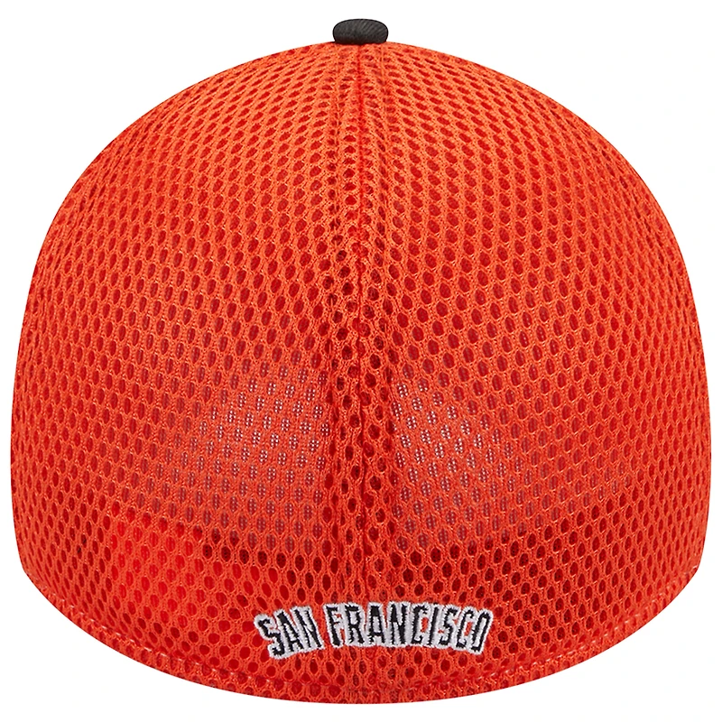 Casquette flex 39THIRTY Shadow Neo des Giants de San Francisco New Era noire pour homme