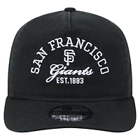 Men's New Era Black San Francisco Giants Stacked 19TWENTY Adjustable Hat