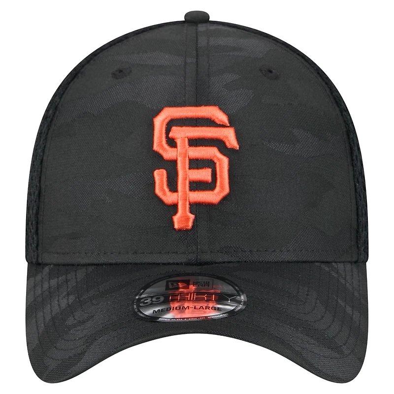 Men's New Era Black San Francisco Giants Subtle Camo 39THIRTY Flex Hat