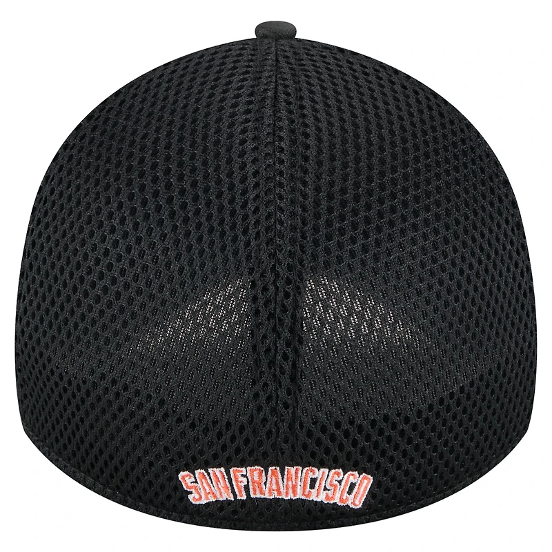 Men's New Era Black San Francisco Giants Subtle Camo 39THIRTY Flex Hat